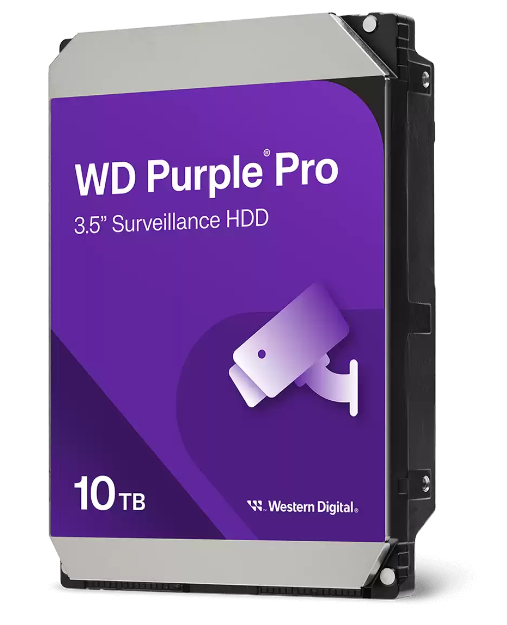 Western Digital WD Purple Pro Surveillance Internal Hard Drive HDD, Supports up to 550TB/yr workload rate. Western Digital WD Purple Pro Surveillance Internal Hard Drive HDD, Supports up to 550TB/yr workload rate.